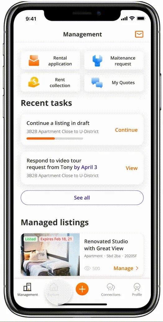 Demo of the service quote workflow